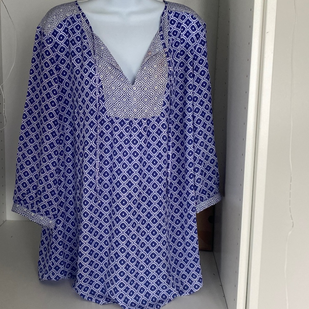NYDJ Peasant Top-1X-NOT YOUR DAUGHTERS JEANS